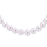 Large Strand Akoya Pearl Necklace with 14k Yellow Gold Clasp - Artisan Carat
