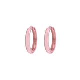 14k Made in Italy Rose Gold Hoop Earrings - Artisan Carat