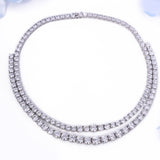 Women's Layering CZ Choker Necklace Fashion Jewelry - Artisan Carat