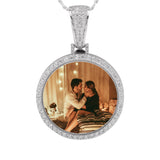 Picture Pendant with Necklace Sterling Silver - Artisan Carat