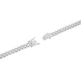 Sterling Silver Miami Cuban Iced Out Bracelet - Artisan Carat