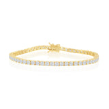 Diamond Tennis Bracelet 1.00 ct. t.w in 14k Yellow Gold 7" - Artisan Carat