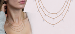 Artisan Carat Model Stackable diamond Necklace
