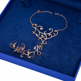 Panja Hanna Diamond Bracelet and Ring in 18k Rose Gold - Artisan Carat