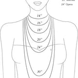 Diamond 'U' Initial Pendant Necklace in Sterling Silver - Artisan Carat