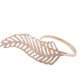 Autumn Leaf Diamond Ring in 18k Yellow Gold - Artisan Carat
