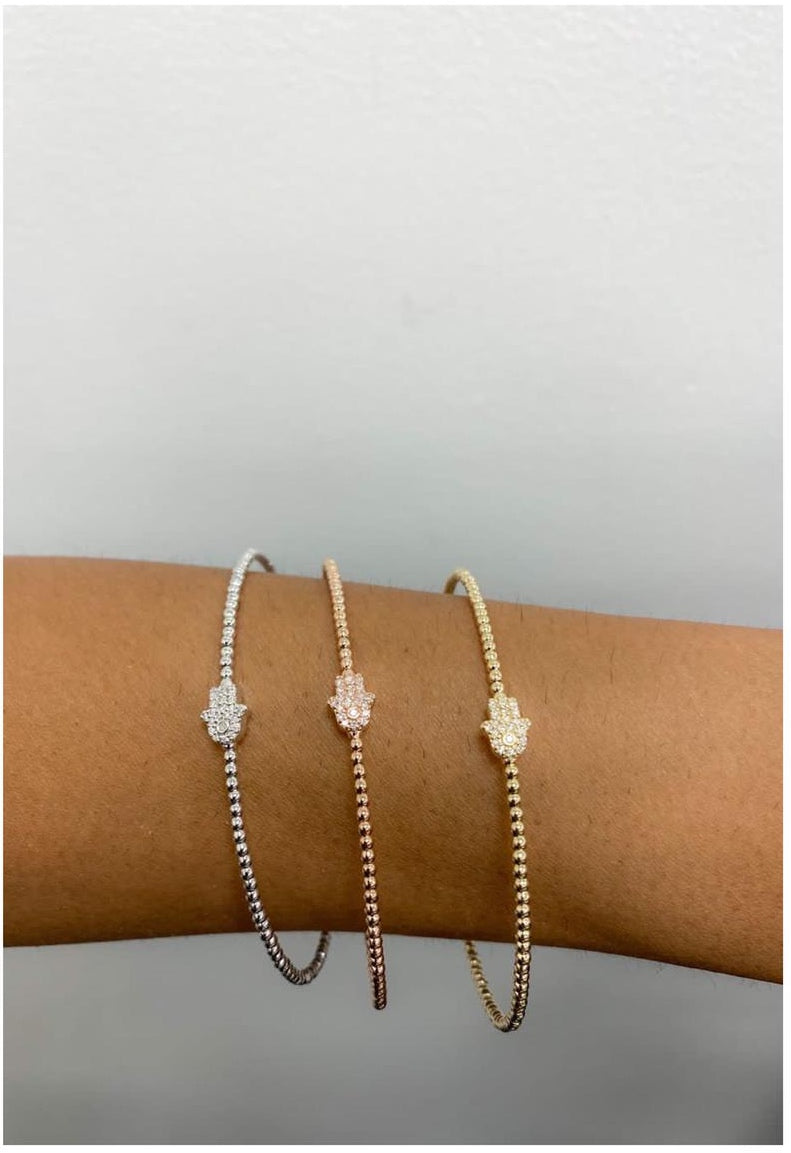 RAINBOW HAMSA”Bracelet – Franchesca – Handmade jewels