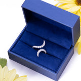 Diamond Snake Ring in 18k White Gold - Artisan Carat