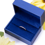 Dainty Diamond Ring in 18k Rose Gold - Artisan Carat