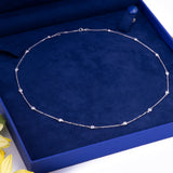 Artisan Carat Diamonds by the Yard 1ct Necklace in 18k White Gold - Artisan Carat