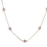 Diamonds by the Yard CZ Necklace in 14k Yellow Gold - Artisan Carat