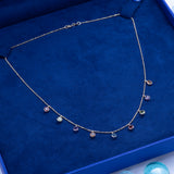 14k Yellow Gold Cleopatra Gemstone Necklace - Artisan Carat