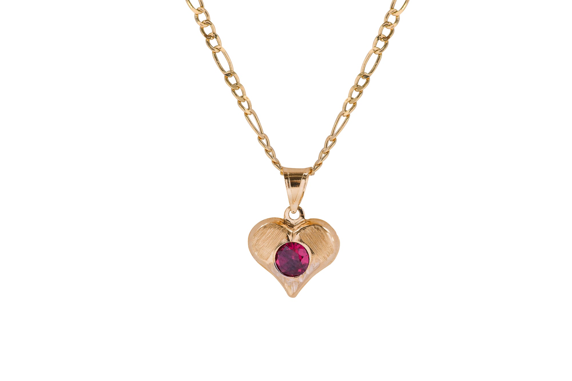 14k Gold Ruby Heart Necklace | Everyday Jewelry | Ethical Fine Jewelry
