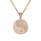 Artisan Carat - Ying Yang Charm Necklace 14k Gold - Artisan Carat