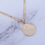 Artisan Carat - Ying Yang Charm Necklace 14k Gold - Artisan Carat