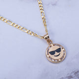 Cool Emoji Necklace 14k Gold - Artisan Carat