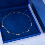 14k Gold Multi Name Custom Necklace - Artisan Carat