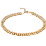 Gold Double Bead Bracelet - Artisan Carat