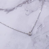 Diamond Solitaire Necklace - Artisan Carat