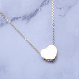 Gold Heart Necklace - Artisan Carat