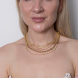 14k Gold Italian Figaro Chain Necklace - Artisan Carat