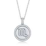 Sterling Silver "Scorpio" Zodiac Pendant Necklace - Artisan Carat
