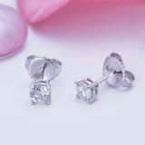 1/4 cttw Diamond Solitaire Stud Earrings in 14k Gold - Artisan Carat