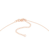 Engravable Rose Gold Bar Adjustable Necklace - Artisan Carat