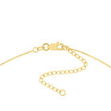 14k Gold Extra Large Circle Necklace - Artisan Carat