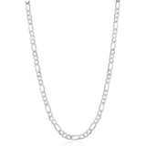 Silver Figaro Chain Necklace - Artisan Carat