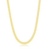 Sterling Silver Franco Chain Gold Plated 3mm - Artisan Carat