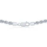 Sterling Silver Thick Rope Chain 4.5mm - Artisan Carat