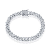 Sterling Silver Thick Monaco Chain 8mm - Artisan Carat