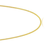14k Yellow Gold Chain - Curb Cuban Link Necklace 2mm - Artisan Carat