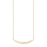 14k Gold Smile Bar Necklace - Artisan Carat