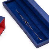 Beaded X Multi Color Gemstones Double Strand Bracelet in 18k Yellow Gold - Artisan Carat