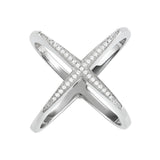 Silver X Ring - Artisan Carat