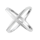 Silver X Ring - Artisan Carat