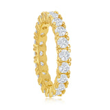 14k Gold Diamond Eternity Wedding Band Ring - 2mm 1.00 ct - Artisan Carat