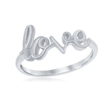 Sterling Silver LOVE Ring - Artisan Carat