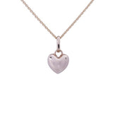 Mini Heart Necklace in 14k Yellow Gold - Artisan Carat