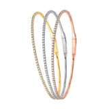 Flexible Diamond Bracelet 1.00 ct 14k Yellow Gold - Artisan Carat