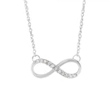 14K Gold Diamond Infinity Necklace - Artisan Carat