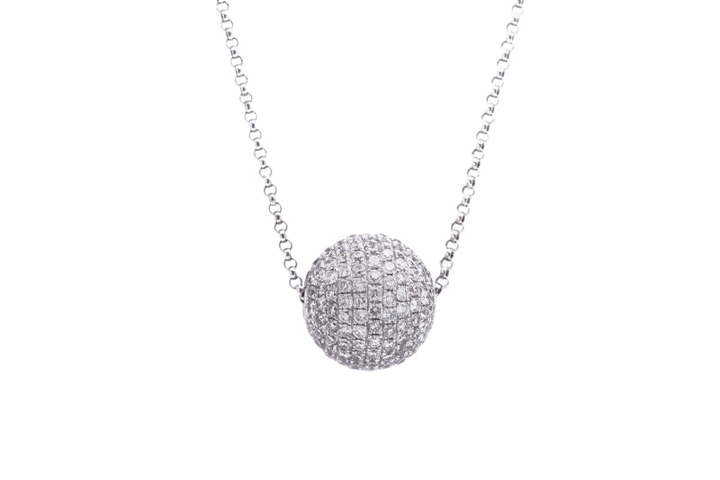 Lagos Covet Gold Diamond Sphere Necklace - 04-10380-00ML – Moyer Fine  Jewelers