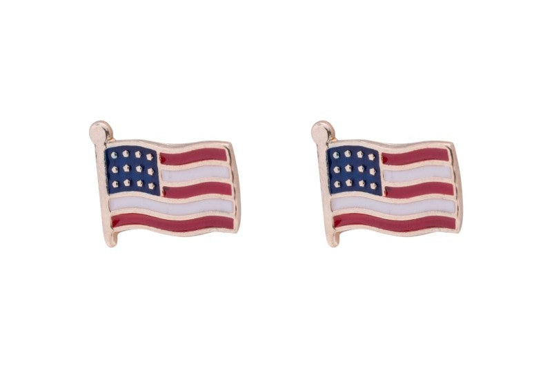American Flag Flowing Earrings, Flag Earrings, Red Silver and Blue Earrings,  Lightweight, Patriotic Earrings, USA Earrings - Etsy