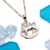 Taurus Zodiac Sign Pendant with Necklace in 14k Yellow Gold - Artisan Carat