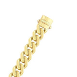 14K Gold Miami Cuban Lightweight Link Bracelet 9.5mm - Artisan Carat