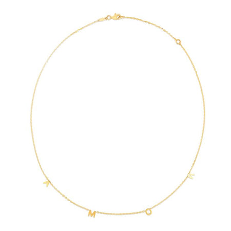 14K Gold "Amor" Necklace