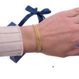 Mesh Adjustable Bolo Bracelet in 14k Yellow Gold - Artisan Carat