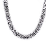 Sterling Silver Set Tangled Hollow Wire Necklace with Matching Bracelet - Artisan Carat